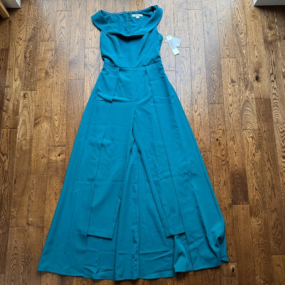 Kay Unger Women's Alara Walk Thru Jumpsuit Evening Special Occasion Size 2 NWT